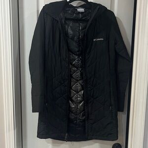 Columbia Women's Black Long Ski Jacket